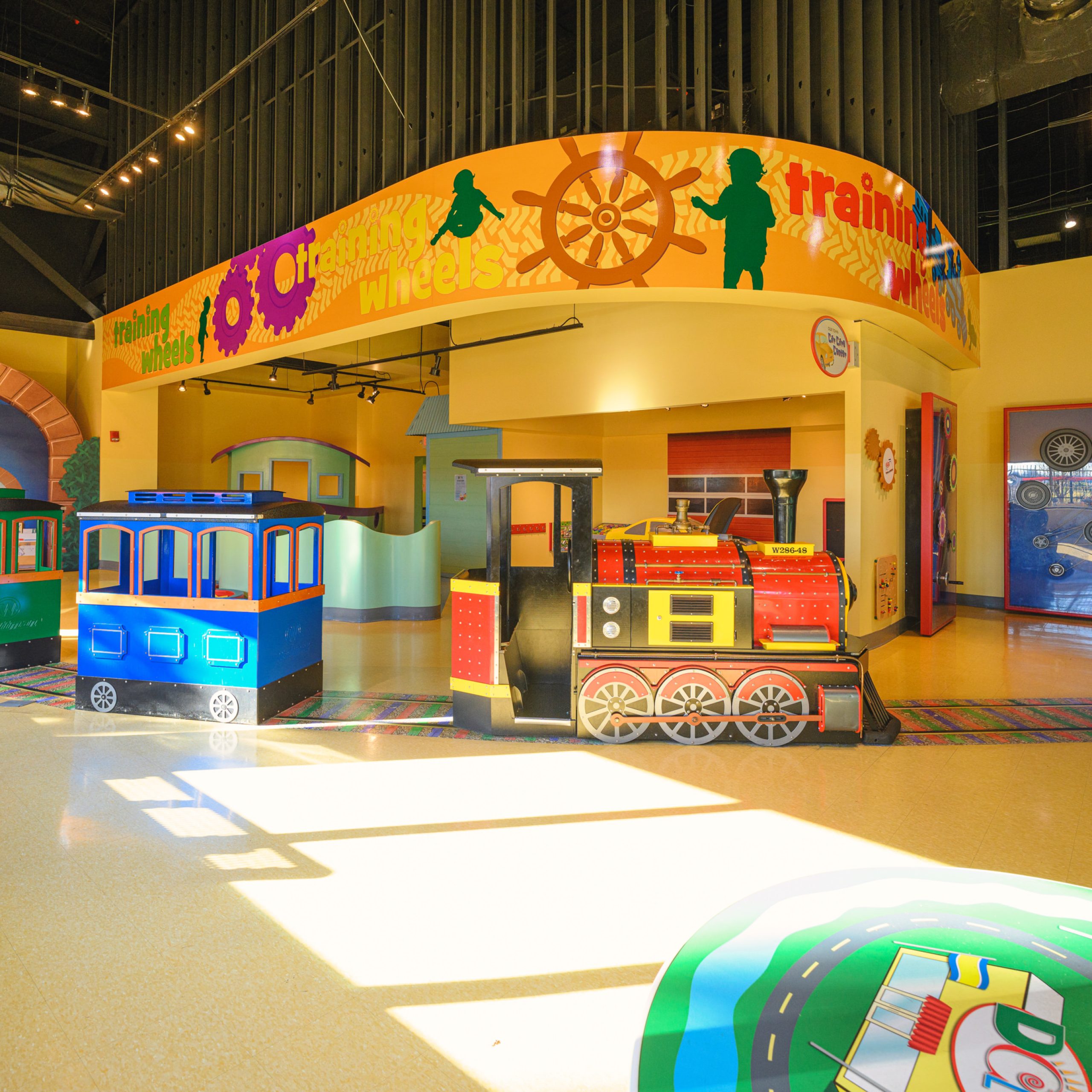 A picture of the Training Wheels exhibit